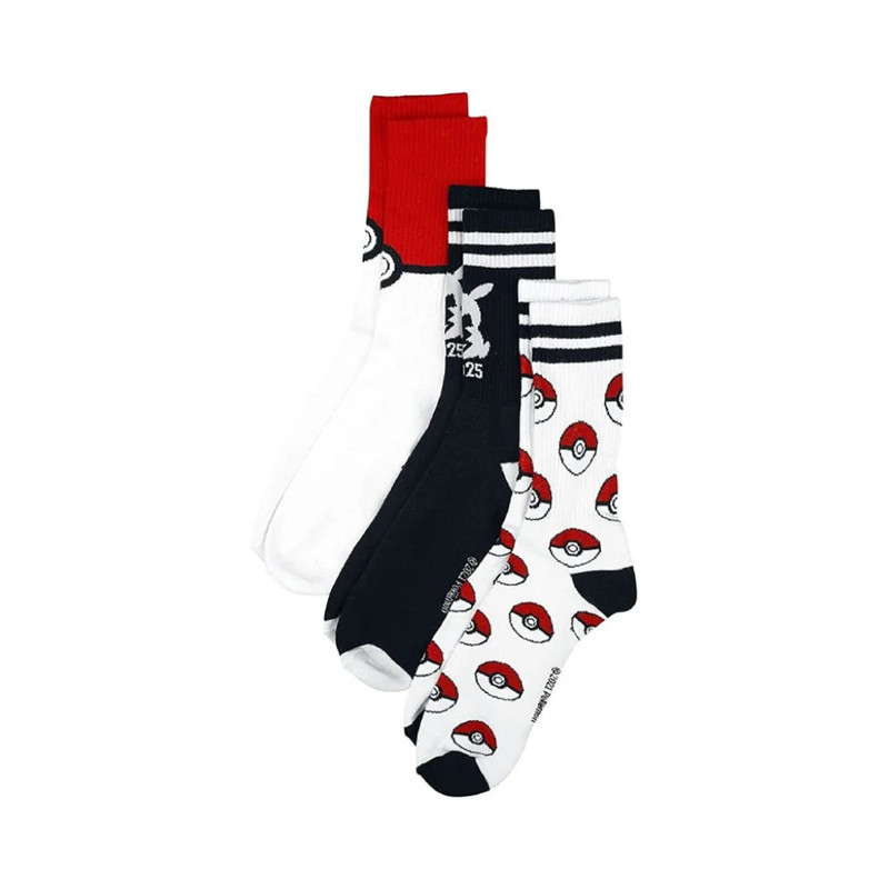 Difuzed Pokémon Sport Socks (3 Pack) 39/42  -  جوارب رياضية